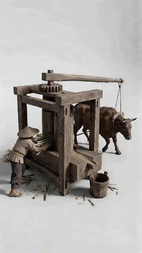 现代廉价的白糖在古代是奢侈品，探秘明代天工开物记录是怎么手工制作白糖的