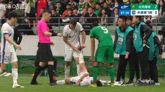 陈哲宣两度抽筋仍坚持踢满全场,助津门虎4比2胜国安