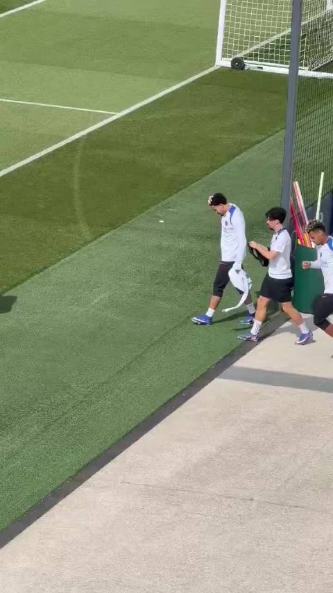 维蒂尼亚已参加今天的球队合练