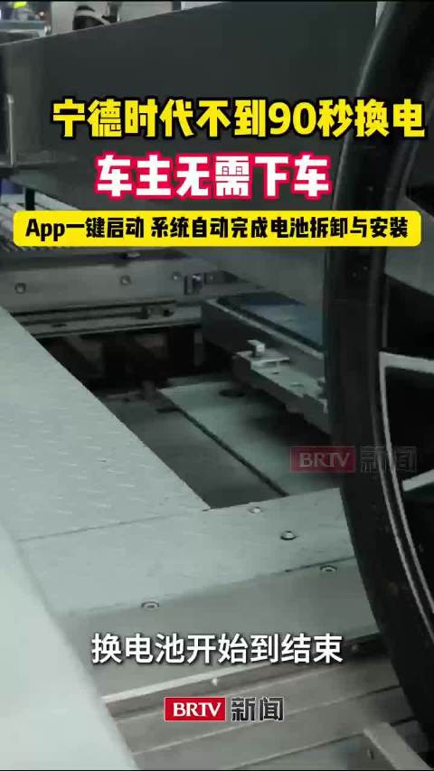 2026北京车展现场实况：不到90秒完成换电，车主全程不用下车