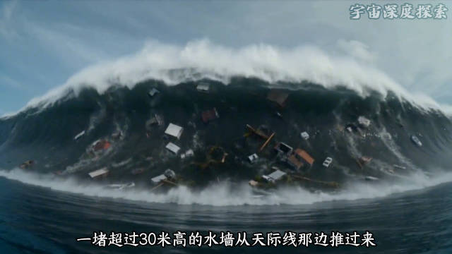 海水一退，34万人消失了，好像李连杰就在这次海啸现场，差点丢了命
