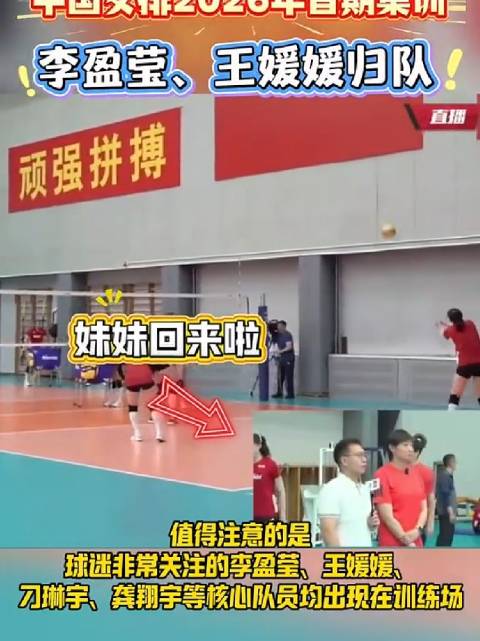 妹妹归队，中国女排2026年首期集训