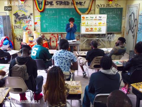 同学们，跟歹徒搏斗啊... 同学们，师恩似海啊！