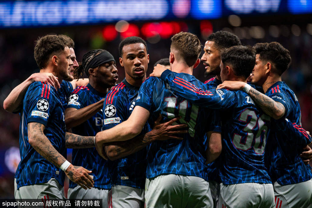 欧冠早报：马竞阿森纳1-1点球战平巴黎魔翼伤缺次回合