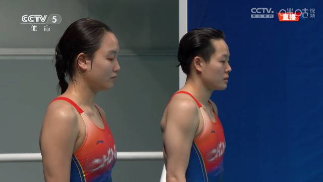 陈艺文陈佳双人3米板五跳全胜夺冠