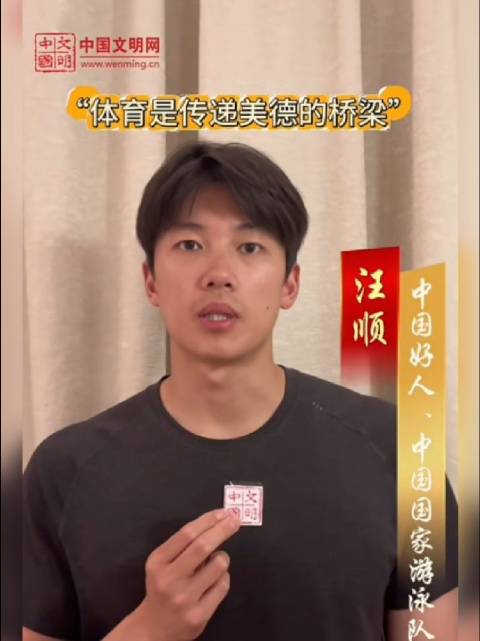 奥运冠军汪顺三亚谈体育传递美德