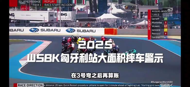 WSBK匈牙利站2025摔车事件引关注，2026赛事前瞻