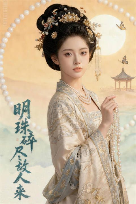 短剧·明珠碎尽故人来-第9集-裴照晚是萧王府当家主母，萧定远曾以九十九颗明珠与她定情。她百般付出，攻略值却始终卡在 59