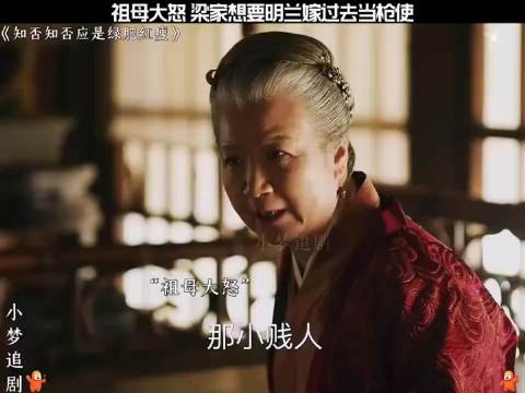 知否知否应是绿肥红瘦：祖母大怒，梁家想要明兰嫁过去当枪使