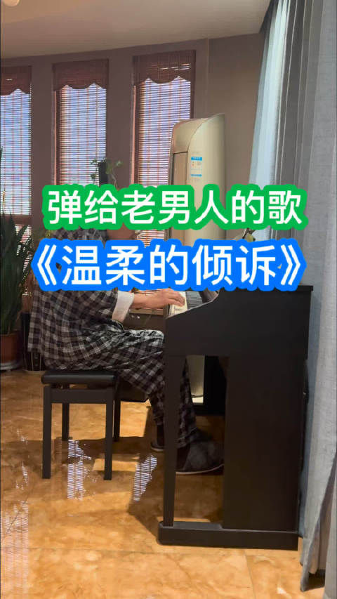 男子弹奏《教父》主题曲引窗外鸟雀驻足