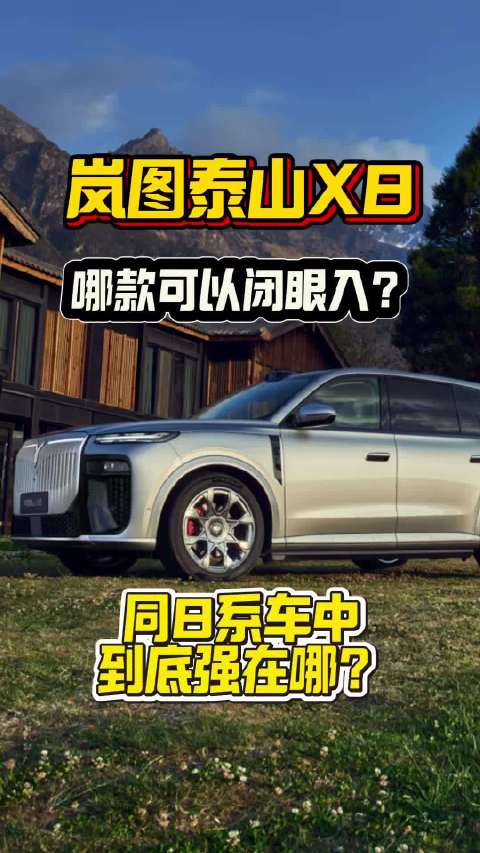 同8系车型岚图泰山X8值得买吗，那个版本更值得推荐，这条视频全给你唠明白