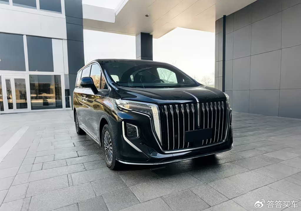红旗旗下中大型MPV 新款红旗HQ9 PHEV车型续航信息曝光