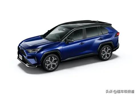纯电续航95公里,丰田日版全新RAV4插电混动版官图发布