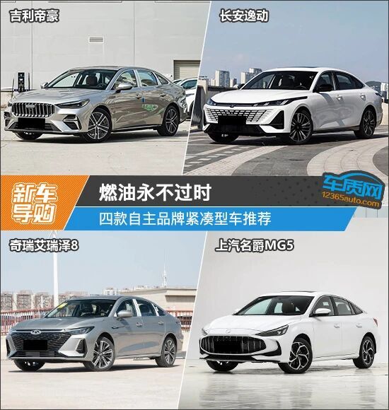 燃油永不过时 四款自主品牌紧凑型车推荐