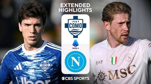 Como vs. Napoli全场英文集锦 国米本轮只要不败就能提前3轮夺冠