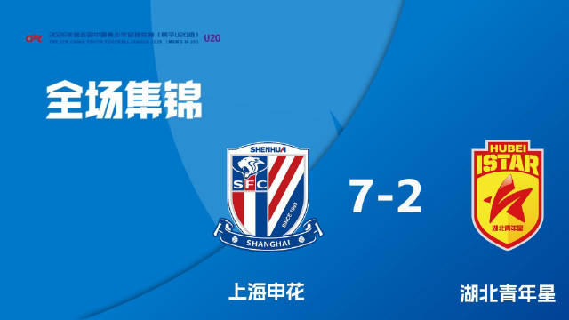 第4轮|上海申花U20 7-2 湖北青年星U20全场集锦