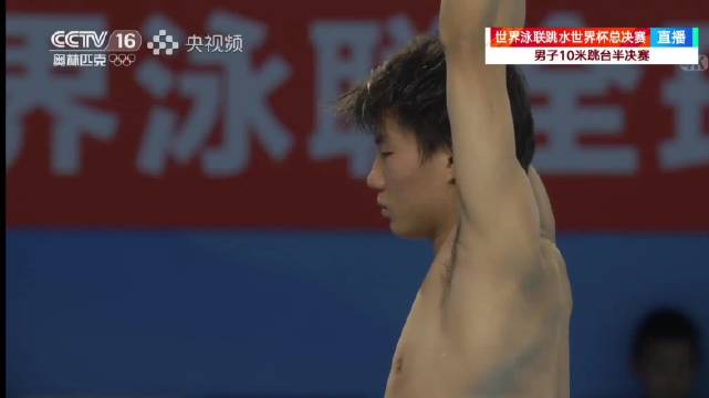 白钰鸣跳水世界杯总分534.5分晋级决赛，陈芋汐现场观赛
