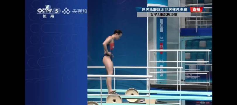 陈佳世界杯总决赛3米板卫冕，374.40分强势夺金