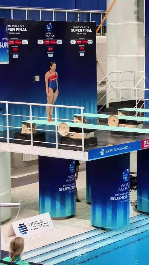 陈佳世界杯总决赛女子3米板374.40分卫冕夺冠