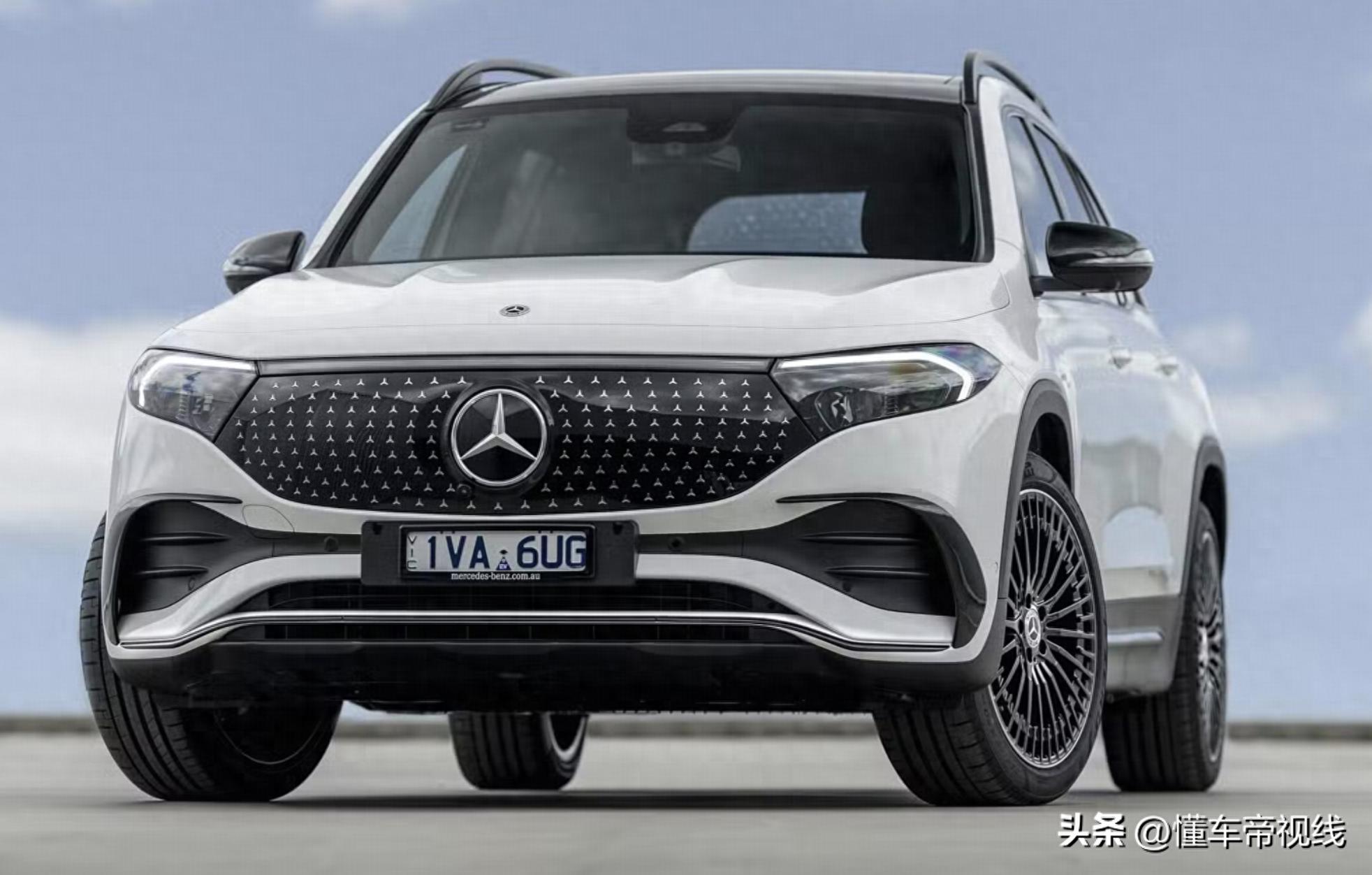 新车　-　约41万元/配备黑化套件　2025款奔驰EQB特别版官图　7座纯电SUV