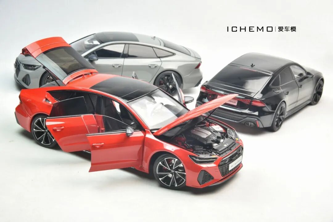 开箱报告 | 车模新战场?其辉 1:18 奥迪 RS 7 Sportback 汽车模型
