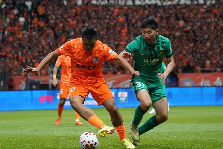 中超:国安3-3玉昆,奥斯卡补时准绝平,张稀哲造点传射