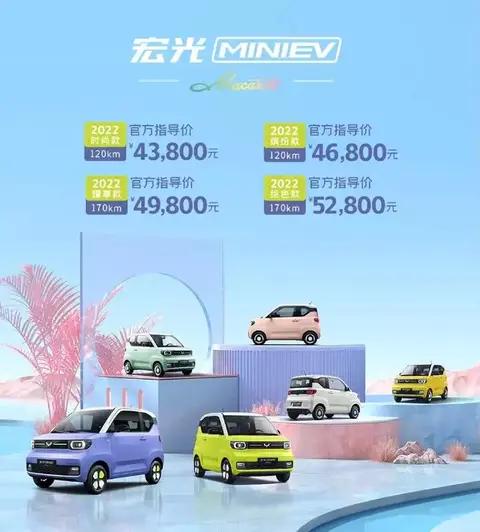 呆萌可爱又升级!网红爆款五菱宏光推出mini第三代马卡龙,心动吗