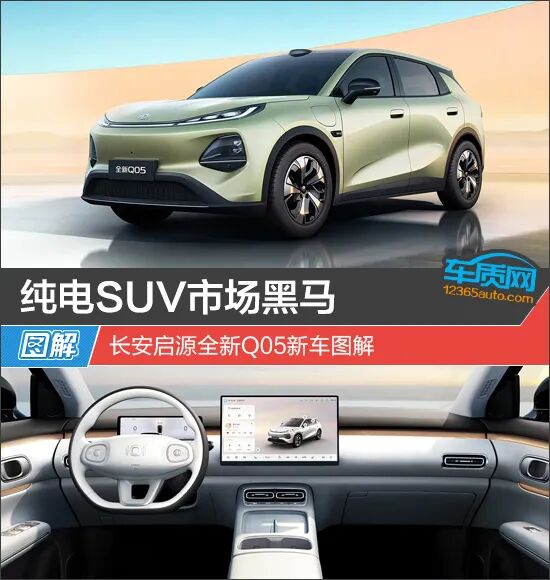 纯电SUV市场黑马 长安启源全新Q05新车图解