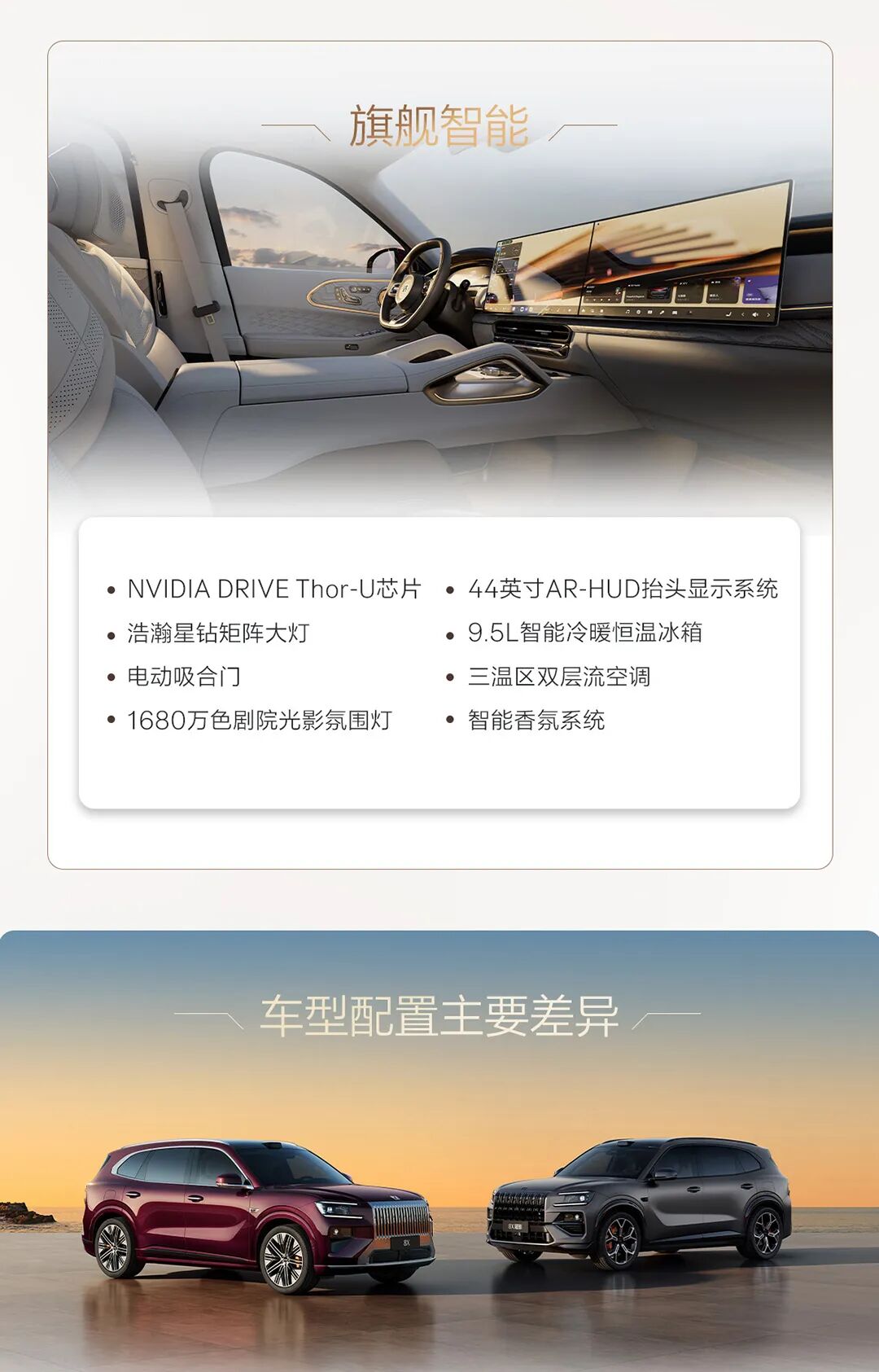 一图读懂极氪8X版型及核心配置