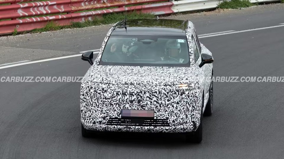 雷克萨斯 TZ 纯电三排座 SUV 纽北测试图曝光