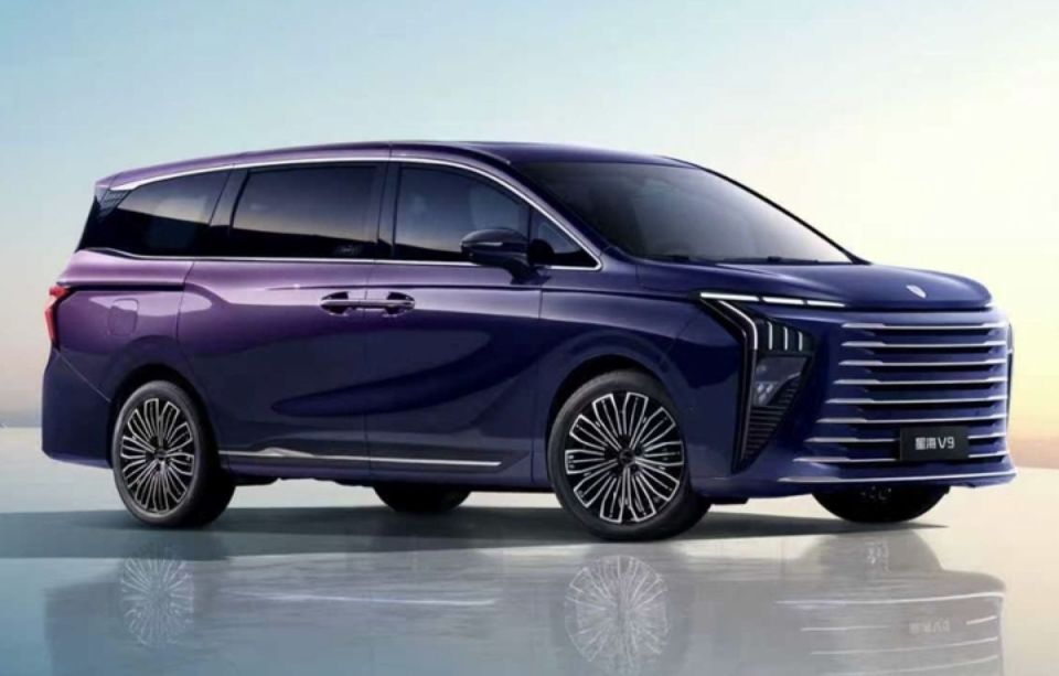 最前线东风星海V9越享上市,将高端新能源MPV拉进20万内