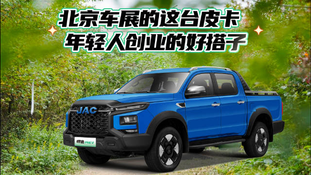 北京车展的这台皮卡 年轻人创业的好搭子