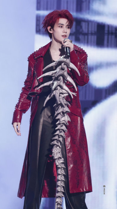 美甲等配饰如何与张真源的舞台表演和歌曲主题相融合？