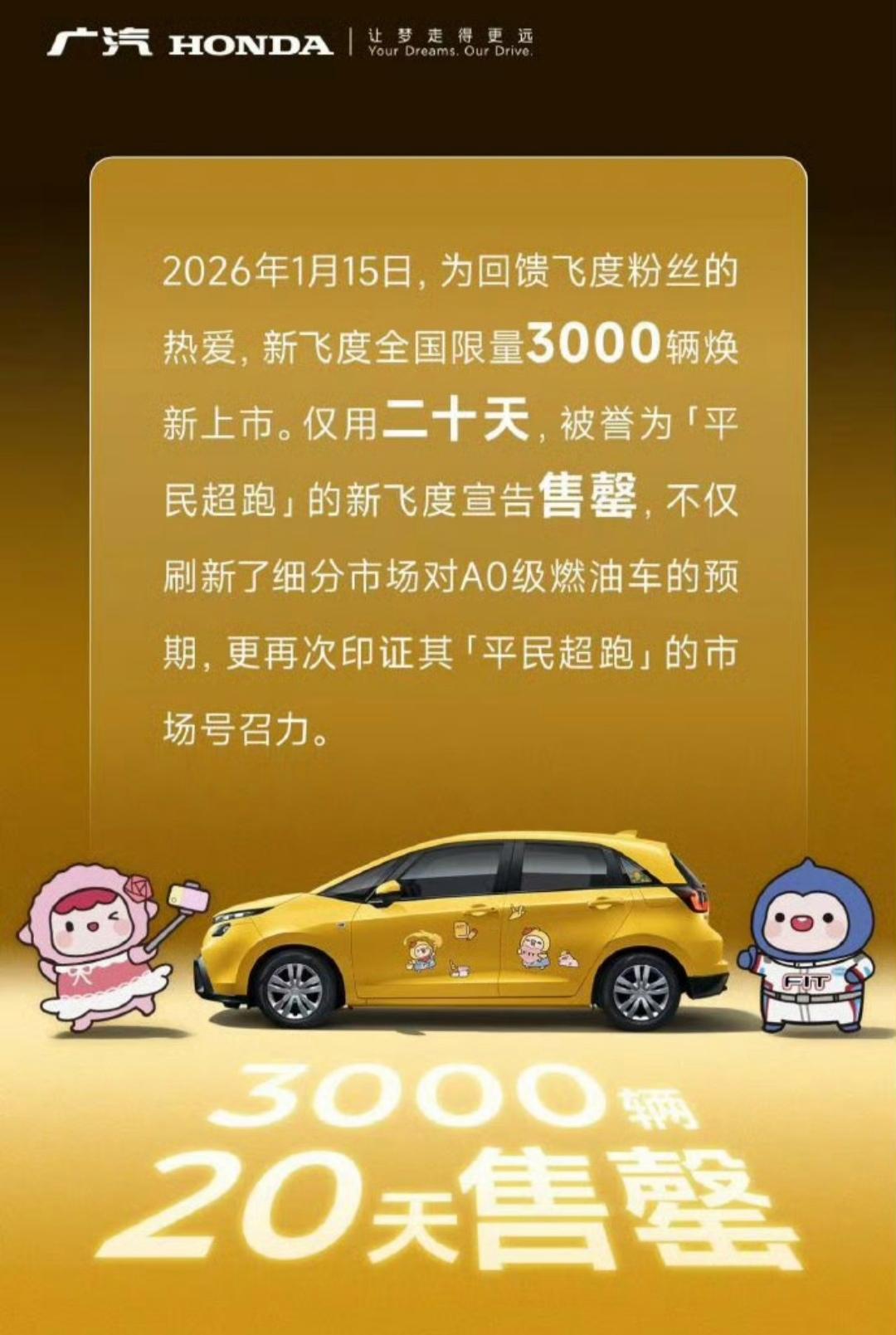 再见了!一代神车飞度完美谢幕,全球累计销量突破500万