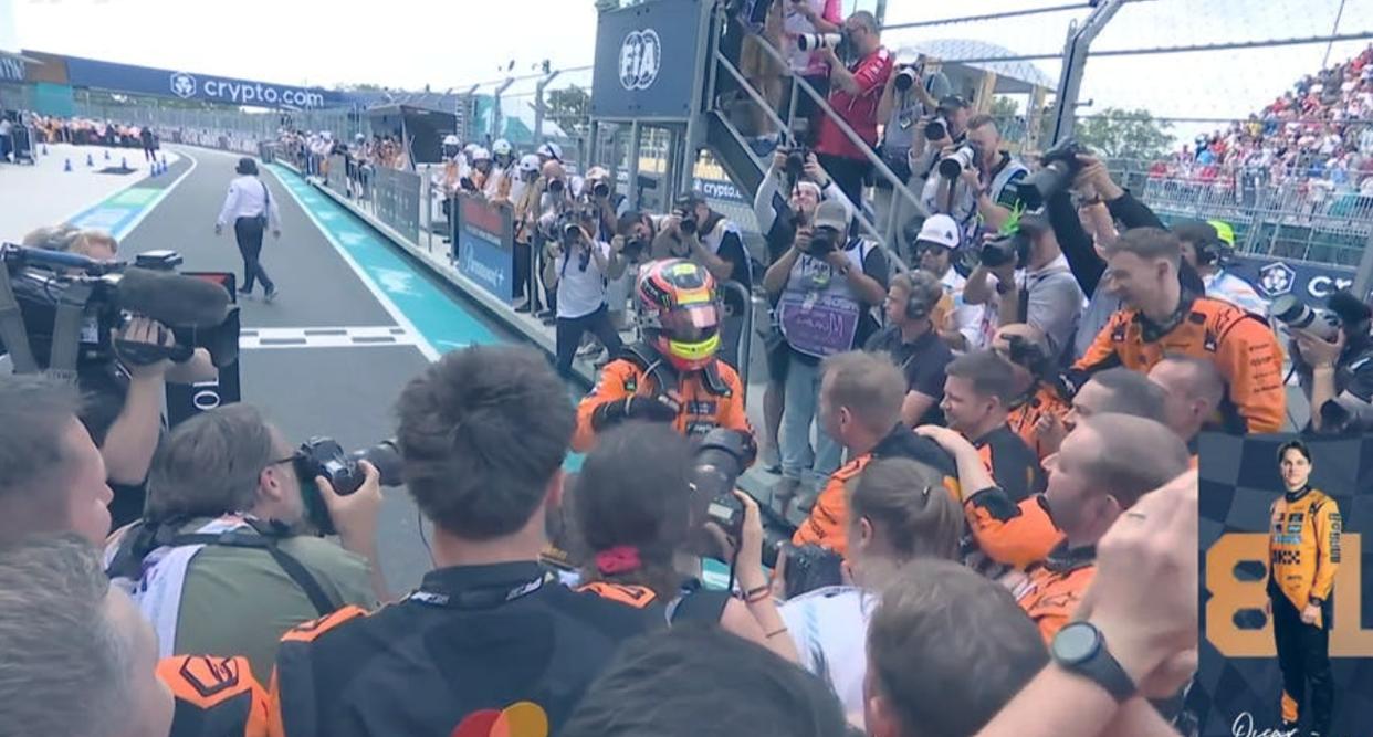 F1迈阿密:迈凯伦无敌姿态包揽冠亚!皮亚斯特里3连胜,阿尔本夺第5