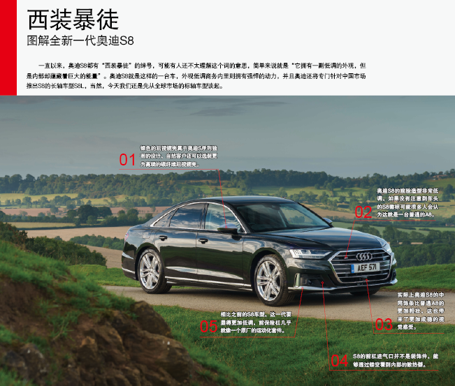 西装暴徒 图解全新一代奥迪S8