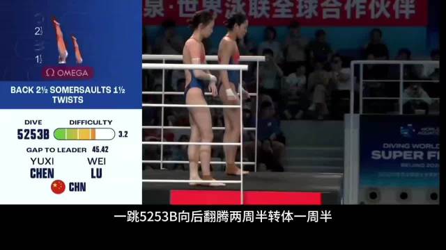 陈芋汐卢为72小时合练夺冠,中国跳水队世锦赛断层领先41分