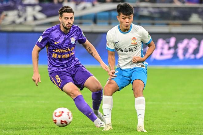 天津津门虎0-0青岛西海岸，赛后评分：青岛西海岸5号排第一