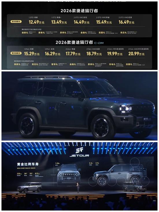 2026款捷途旅行者限时焕新价12.49万元