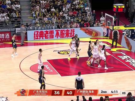 这才是最强形态的广东宏远，关键时刻本土球员集体爆发带走比赛