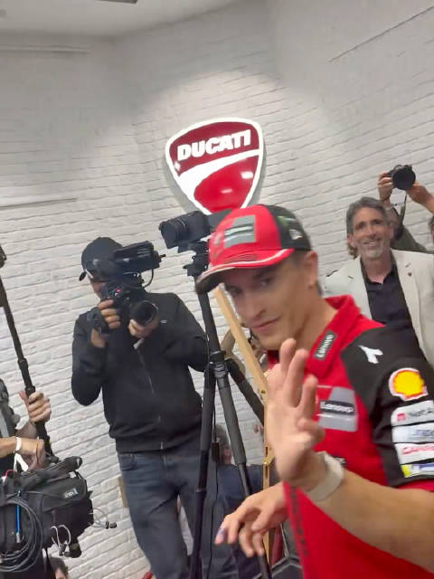 Marc Marquez 在巴黎杜卡迪的活动