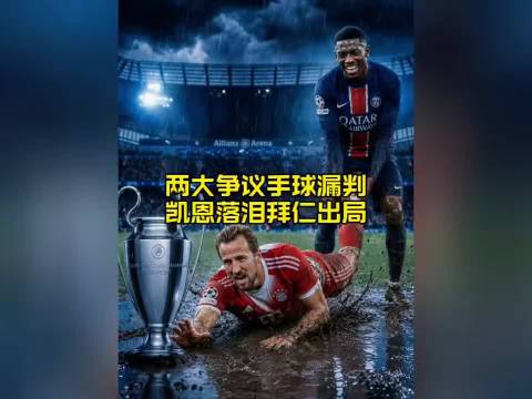 巴黎6比5淘汰拜仁晋级决赛，凯恩14球难救主