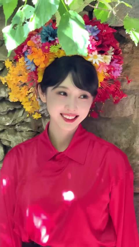 宣璐泉州非遗簪花造型温婉动人
