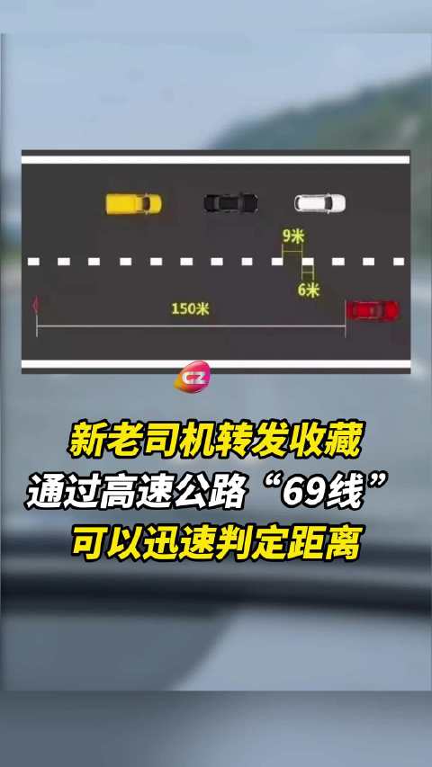 高速白色虚线可判距离，跟车更安全