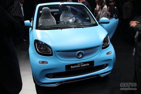 法兰克福车展　smart　fortwo敞篷版亮相-汽车