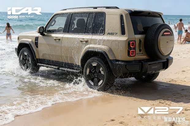 ICAR V27 四驱系统测评:智能电四驱的全地形通过性测试