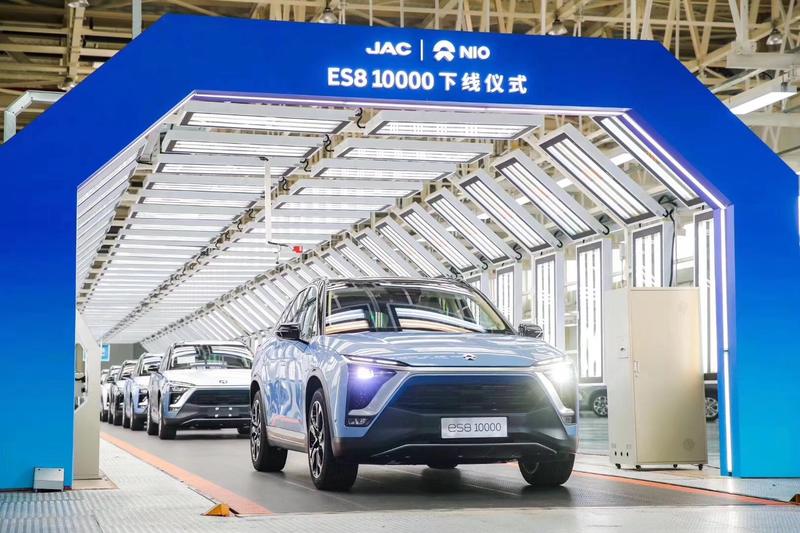 蔚来第1万辆ES8下线，赢下与小鹏“年底万辆”赌约 — 新京报