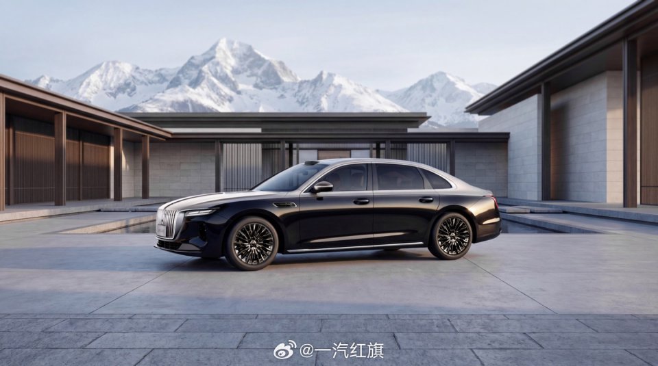 全新一代红旗 H9 官图发布,新车将首搭华为乾崑智驾 ADS 5