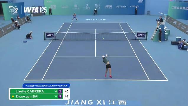 白卓璇横扫卡布雷拉晋级WTA125四强，收获49分5300美元