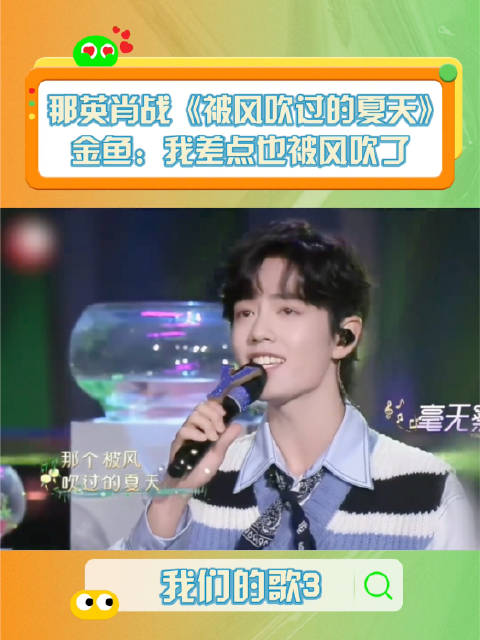 肖战那英被风吹过的夏天舞台